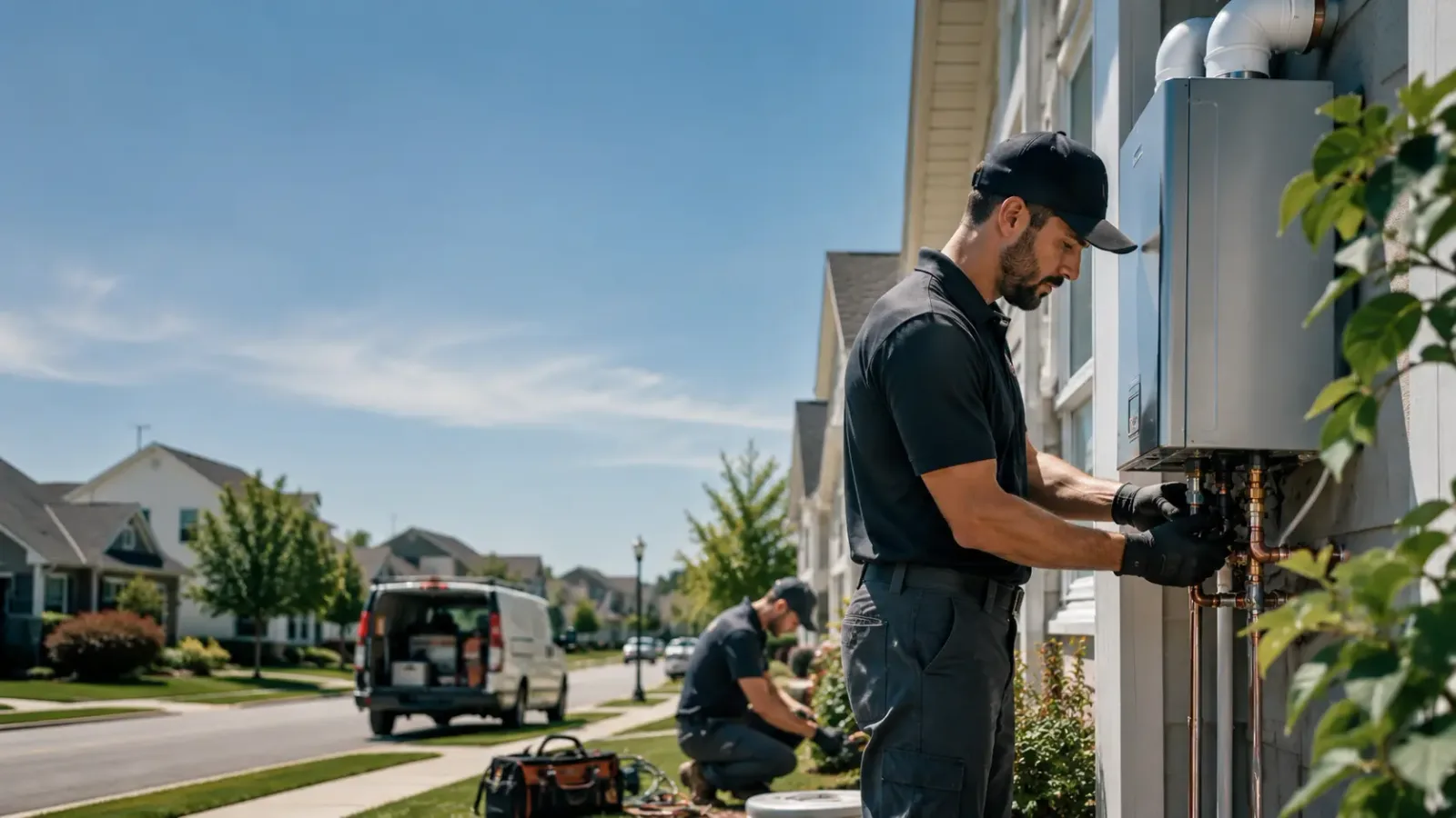 Tankless Water Heater Installation in Gardendale, TX